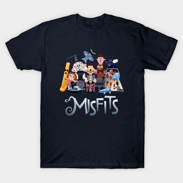 Misfit Menagerie V2 T-Shirt by JPenfieldDesigns